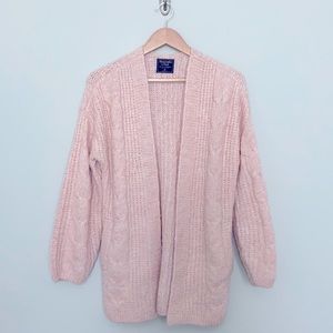 Abercrombie Cardigan - Pink - Size XS